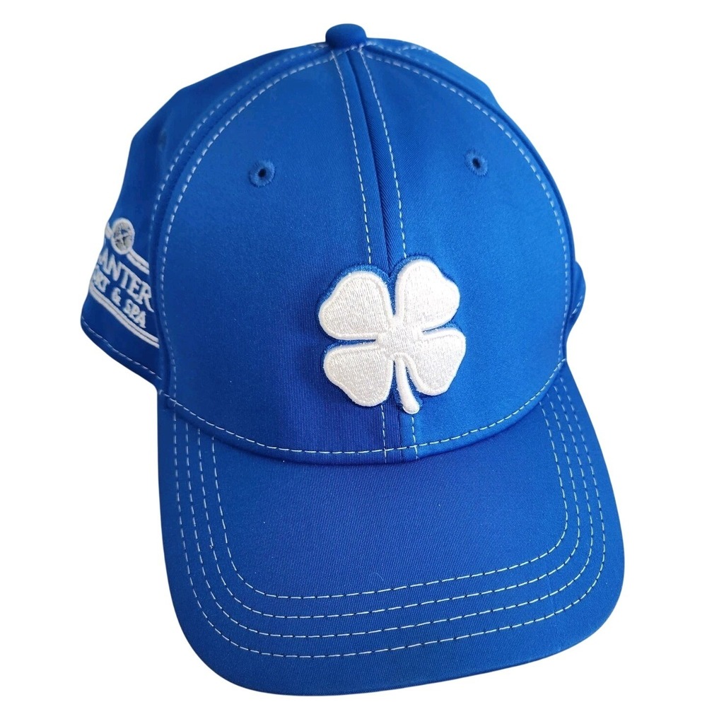 Black Clover Live Lucky Hat La Cantera Resort Golf Cap Blue White Sz L/XL